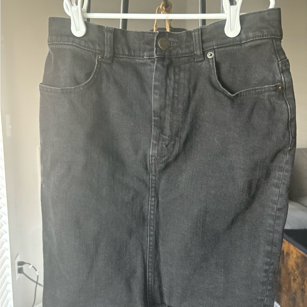 Women’s Black Denim Skirt